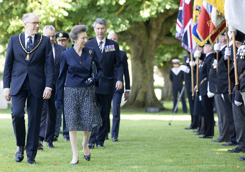 Service of Commemoration to mark the 80th Anniversary of the Normandy Landings, Bayeux War Cemetery