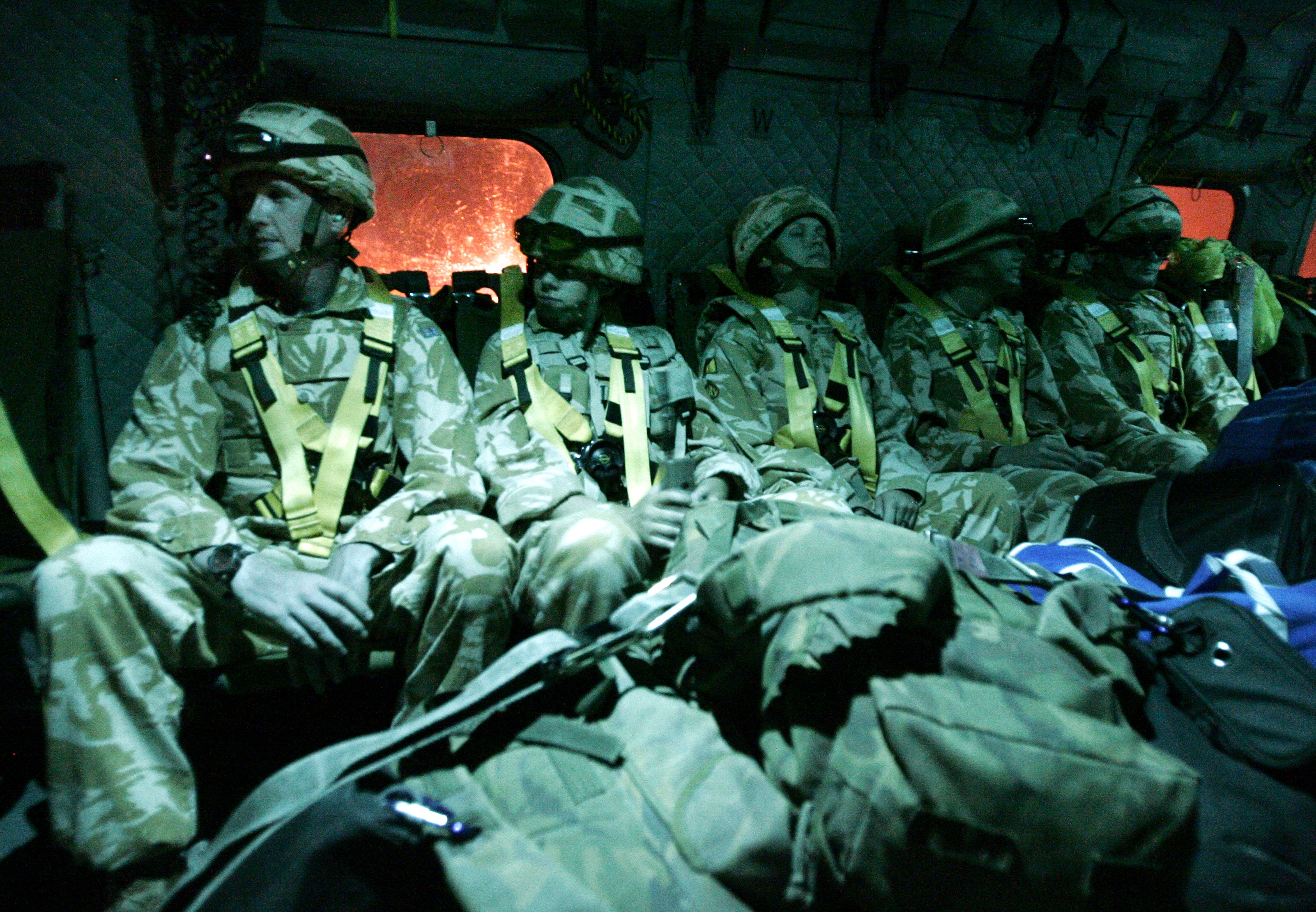 British Armed Forces personnel during operations in Iraq