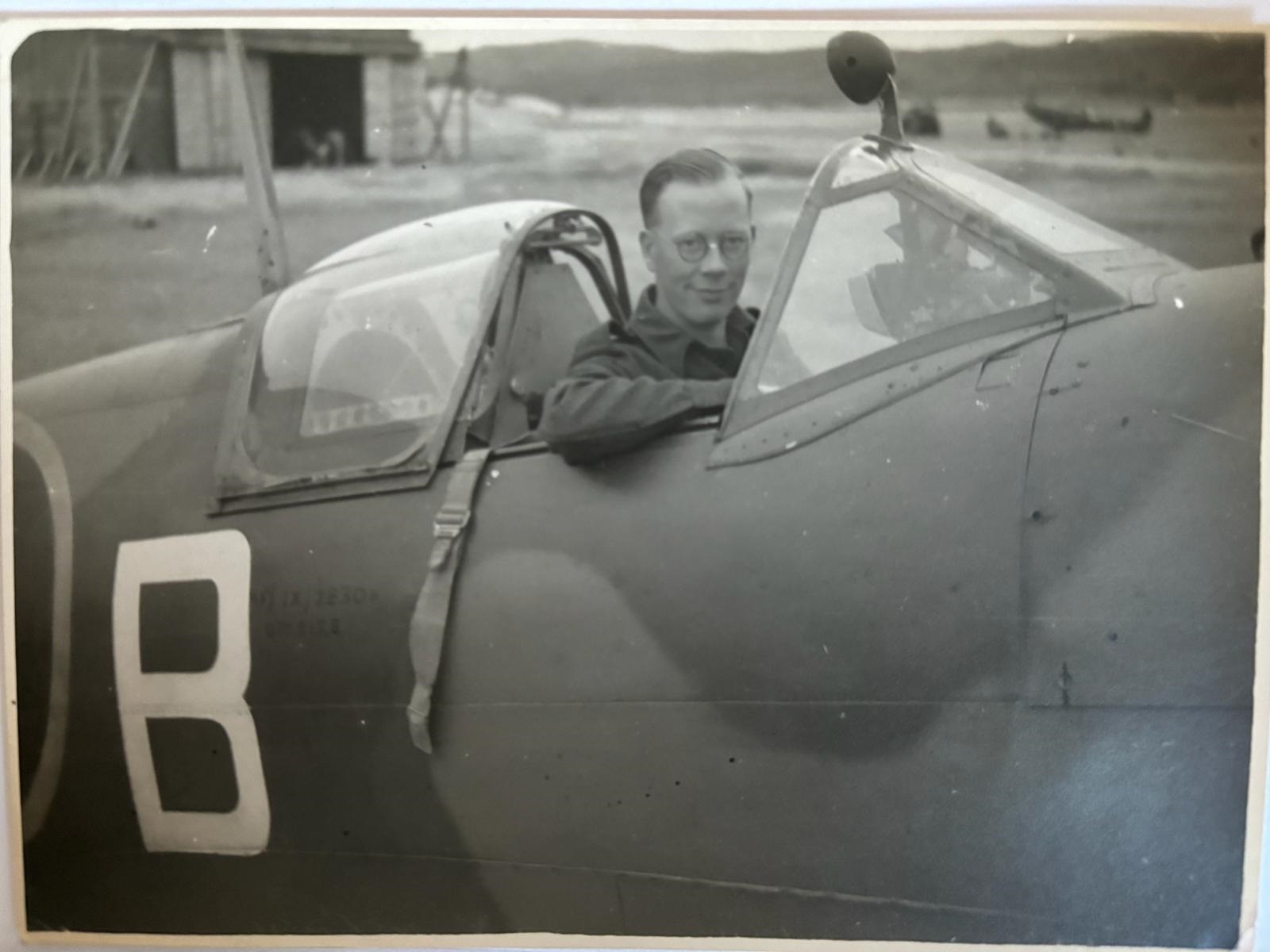 Alan in Spitfire