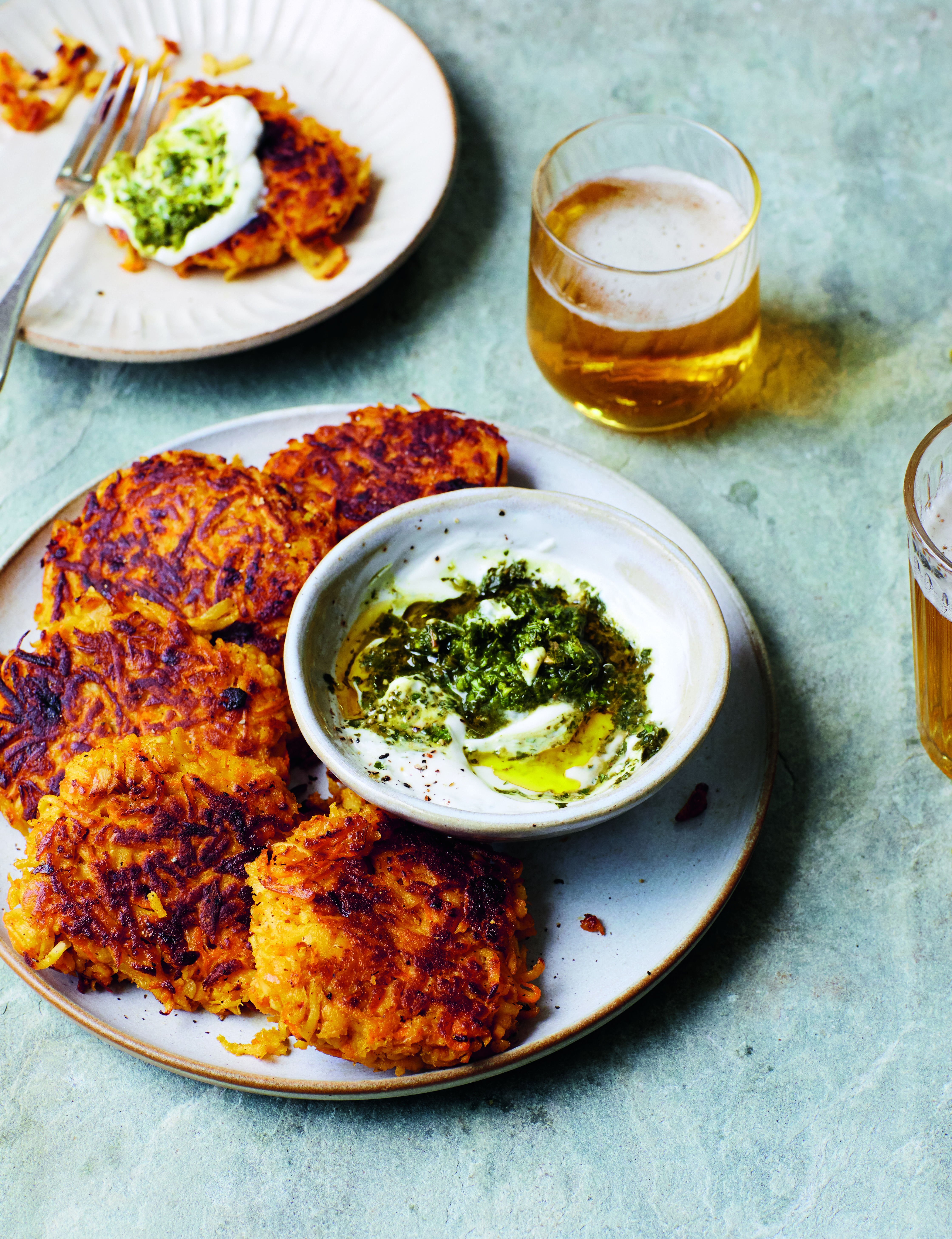 Root veg fritters