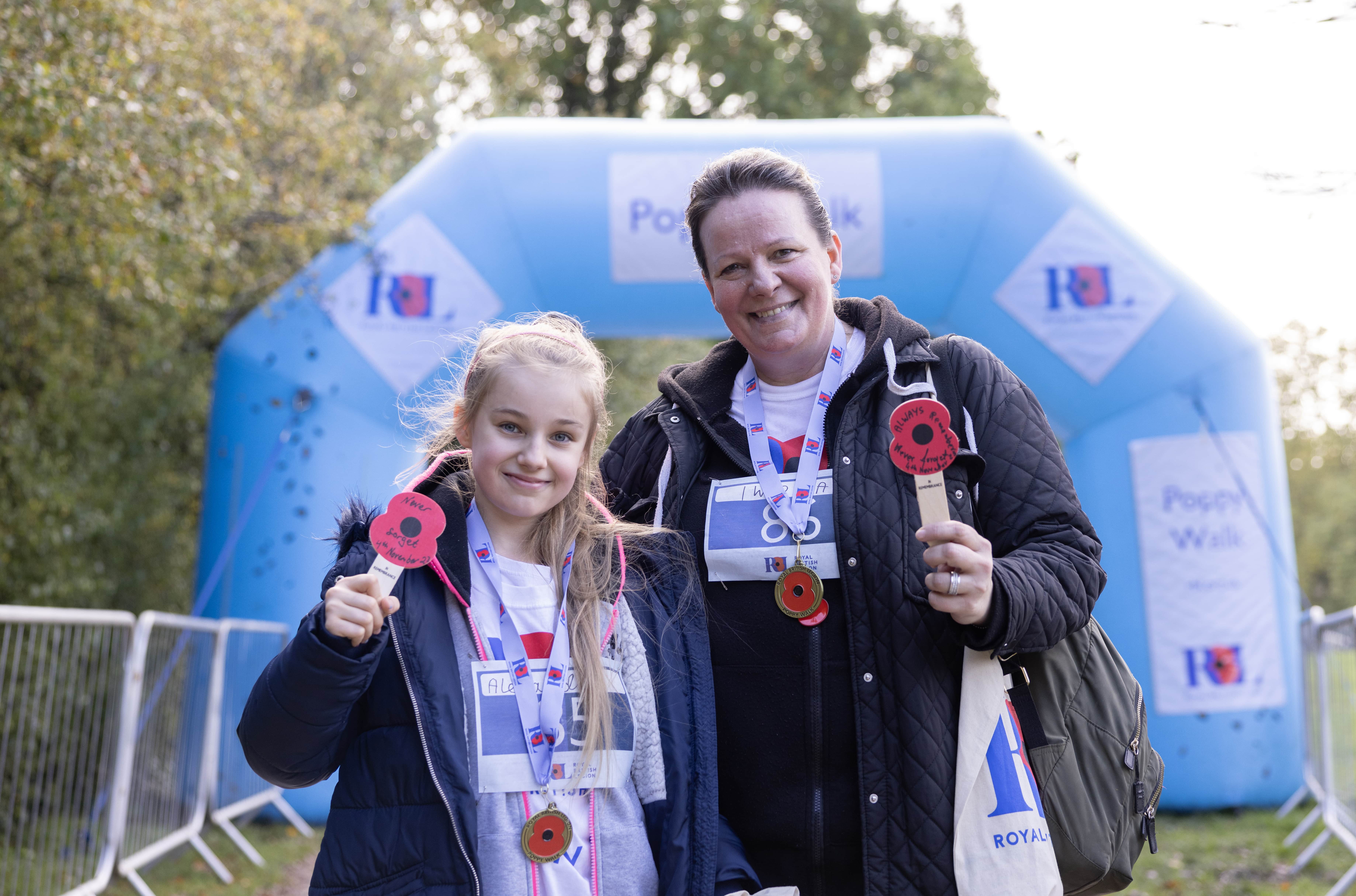 Mother and Daughter at Poppy Walk London 2023