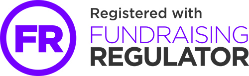 Fundraising Regulator logo 'Registered with the Fundraising Regulator' logo